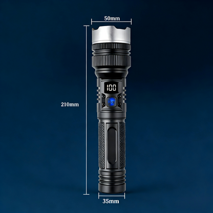 2-in-1 Strong Flashlight(Power Bank)for Outdoor &Emergency