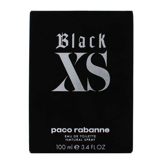 PACO BLACK XS(M)EDT SP 3.4oz(ONLY USA)NEW PACKAGING(LI FREE)